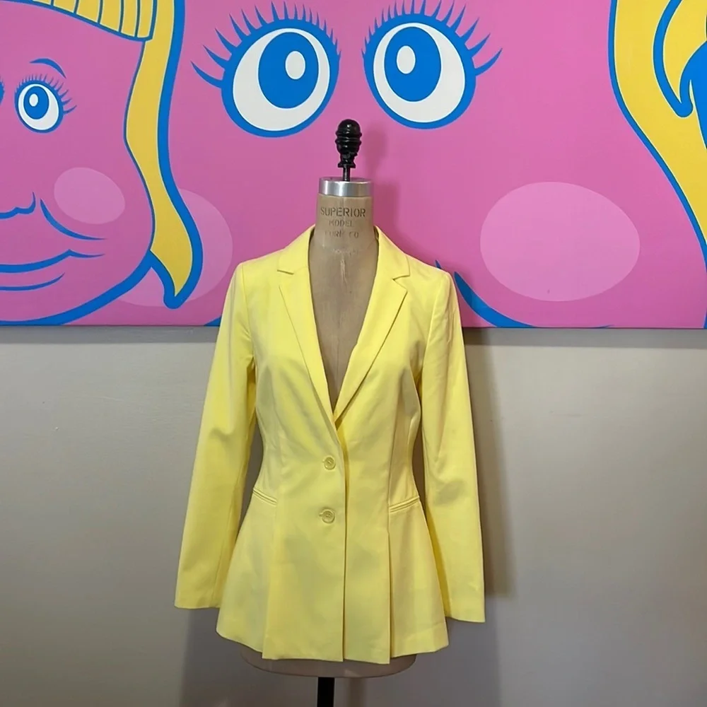 BCBG MaxAzria Yellow Blazer